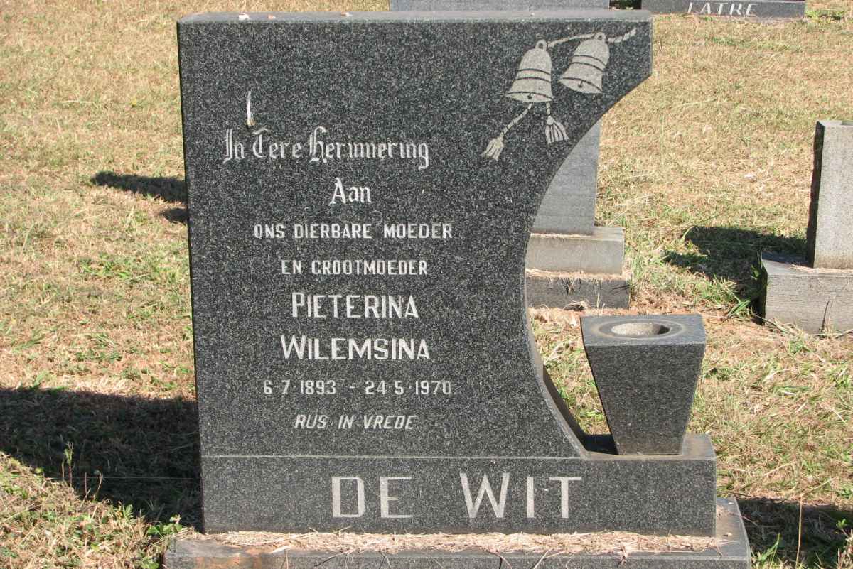 WIT Pieterina Wilemsina, de 1893-1970