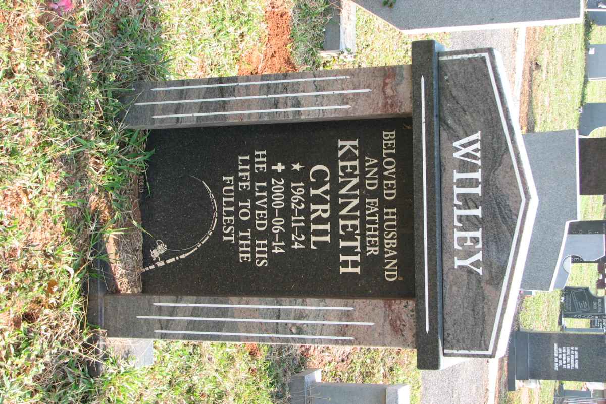 WILLEY Kenneth Cyril 1962-2000