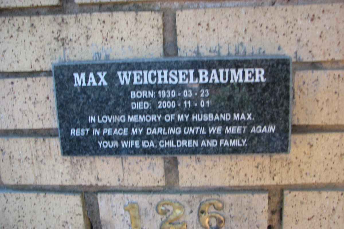 WEICHSELBAUMER Max 1930-2000