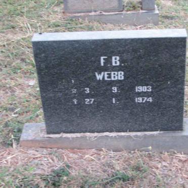 WEBB F.B. 1903-1974