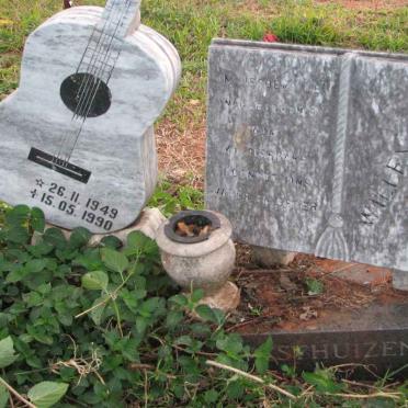 WESTHUIZEN Willem Rudolph, van der 1949-1990