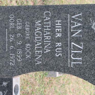 ZIJL Hendrik Hermanus Jacobus, van 1897-1977 &amp; Catharina Magdalena KOCK 1899-1972 