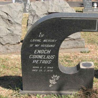 ? Enoch Cornelius Petrus 1949-1976