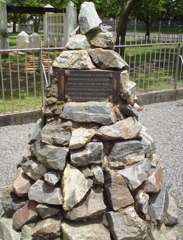 3. Klipstapel ter herdenking van Groot Trek