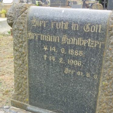 KAHLBETZER Hermann 1885-1936