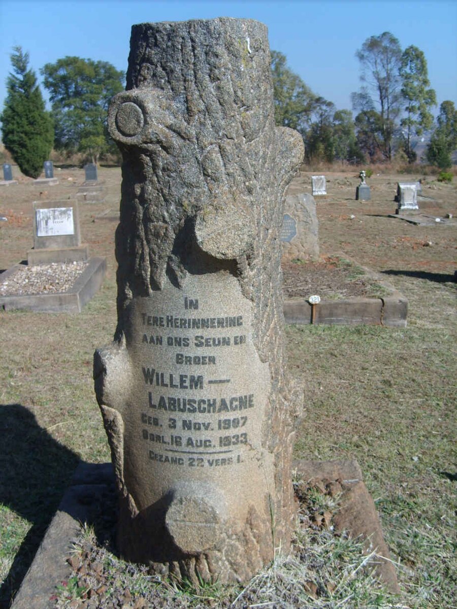 LABUSCHAGNE Willem 1907-1933