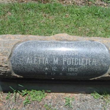 POTGIETER Aletta M. 1919-1960