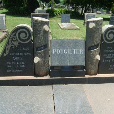 POTGIETER  Ampie 1909-1963 &amp; Anna Elizabeth 1915-1979