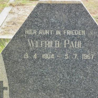 PAUL Wilfried 1904-1967