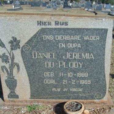 PLOOY Daniel Jeremia, du 1899-1965