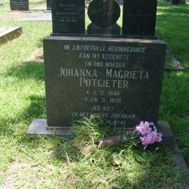 POTGIETER Johanna Magrieta 1946-1978