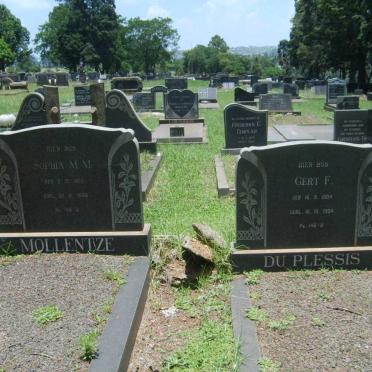 PLESSIS Gert F., du 1904-1984 :: MOLLENTZE Sophia M.M. 1925-1993