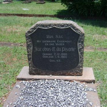 PISANIE Jacobus C., du 1886-1960