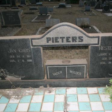 PIETERS Jan Chris 1911-1999 &amp; Hester W.C. Janse v RENSBURG 1912-1980