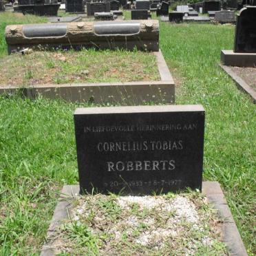 ROBBERTS Cornelius Tobias 1933-1977