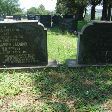 SCHYFF Johannes Jacobus, v.d. 1910-1994 &amp; Cecilia Johanna 191?-1978