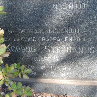 VERMAAK Jacobus Stephanus 1917-1970