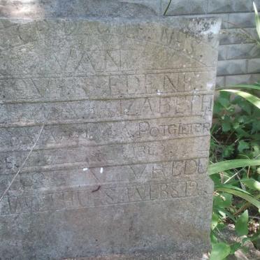 POTGIETER Alletha Elizabeth nee VAN DYK 1842-1919