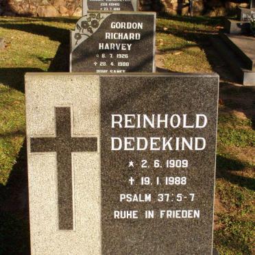 DEDEKIND Reinhold 1909-1988