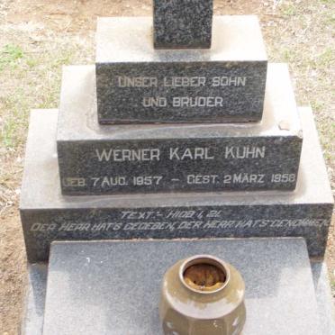 KUHN Werner Karl 1957-1958