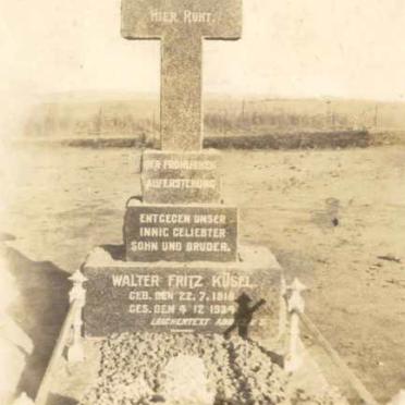 KUSEL Walter Fritz 1918-1934
