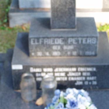 PETERS Elfriede nee BUHR 18??-19??