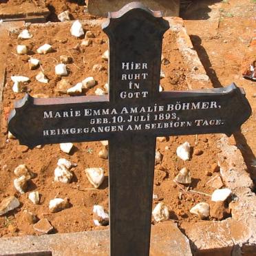 BOHMER Marie Emma Amalie 1893-1893