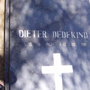 DEDEKIND Dieter 1962-1998