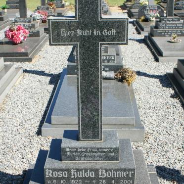 BÖHMER Rosa Hulda 1922-2001