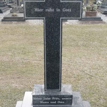 BÖHMER Annatjie nee VAN VUUREN 1949-2012