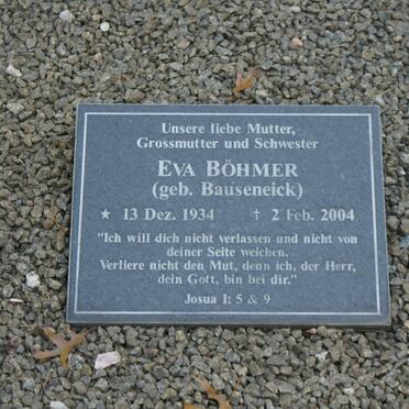 BÖHMER Eva 1934-2004