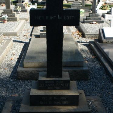 BENEKE Johanna nee PAUL 1882-1969