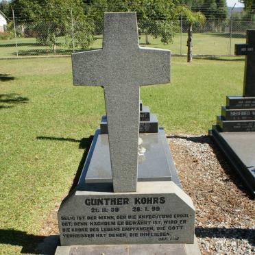 KOHRS Gunther 1939-1999