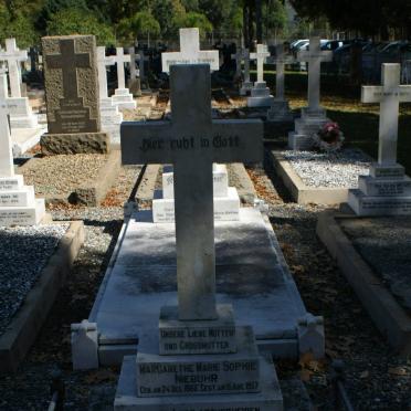 NIEBUHR Margarethe Marie Sophie 1860-1957