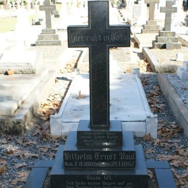 PAUL Wilhelm Ernst 1885-1967