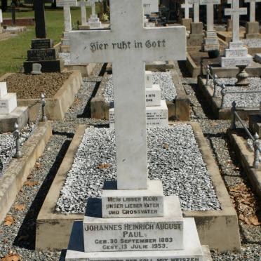 PAUL Johannes Heinrich August 1883-1953