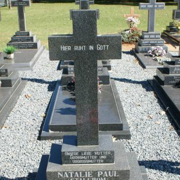 PAUL Natalie nee STALLBOM 1922-2005