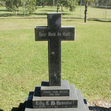 REINSTORF Lilly L.B. nee THOM 1921-2000