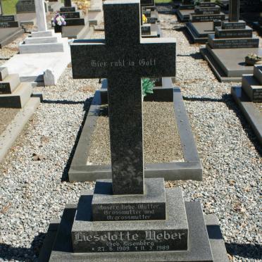 WEBER Lieselotte nee EISENBERG 1909-1989