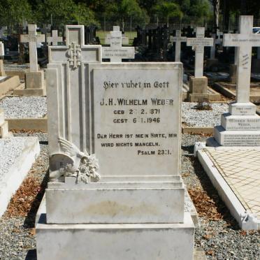 WEBER J.H. Wilhelm 1871-1946
