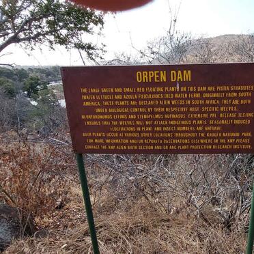 Mpumalanga, PILGRIM'S REST district, Kruger National Park, Orpen Dam, Memorial plaques
