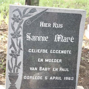 MARÉ Sannie -1963