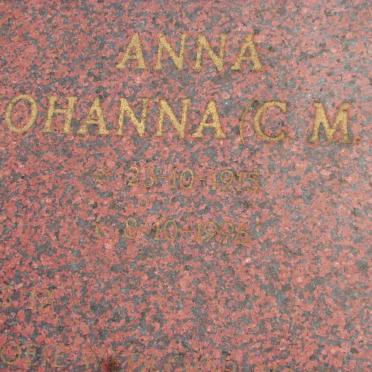 PLESSIS Anna Johanna, du 1915-1996