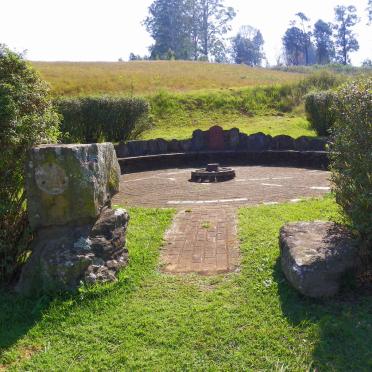 Mpumalanga, PILGRIM'S REST district, Mac-Mac, Roadside memorial at Topograph