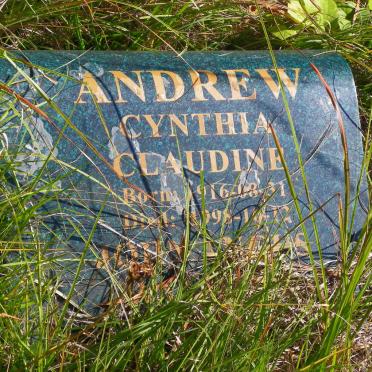 ANDREW Cynthia Claudine 1916-1998