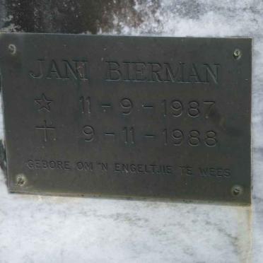 BIERMAN Jani 1987-1988