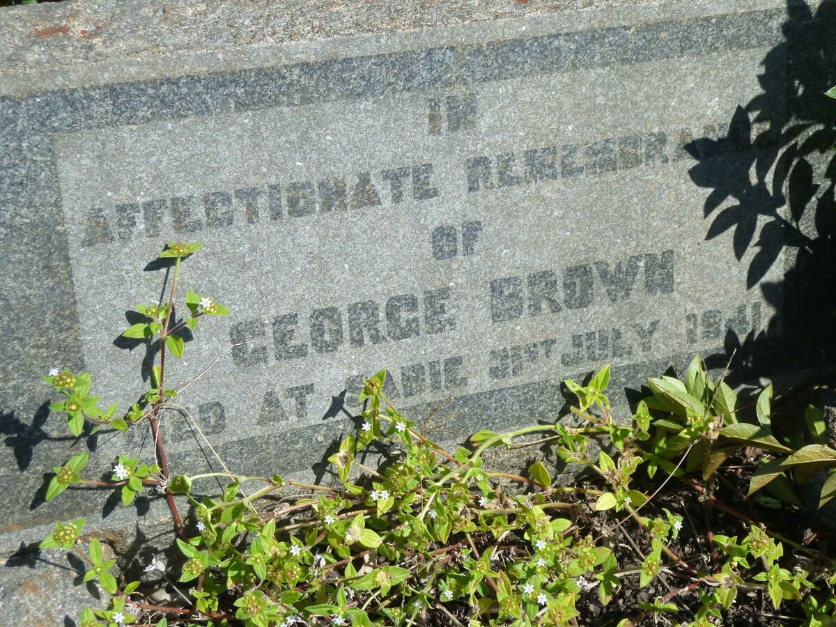 BROWN George -1941