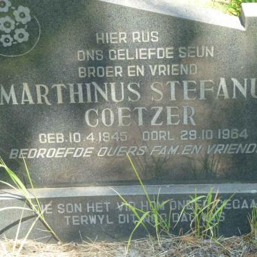 COETZER Marthinus Stefanus 1945-1964