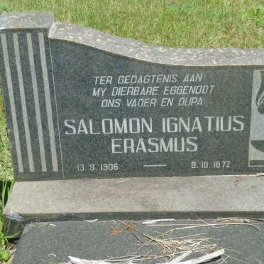 ERASMUS Salomon Ignatius 1906-1972