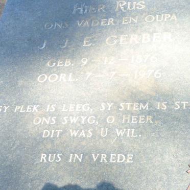 GERBER J.J.E. 1876-1976